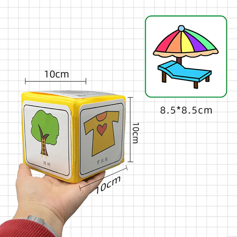 Soft Dice Storytelling Montessori Toys for Kids