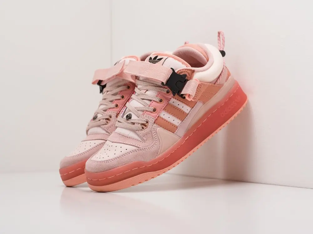 Sneakers Slechte Bunny X Adidas Forum Gesp Lage Roze Demisezon  Vrouwelijke|Sneakers voor vrouwen| - AliExpress