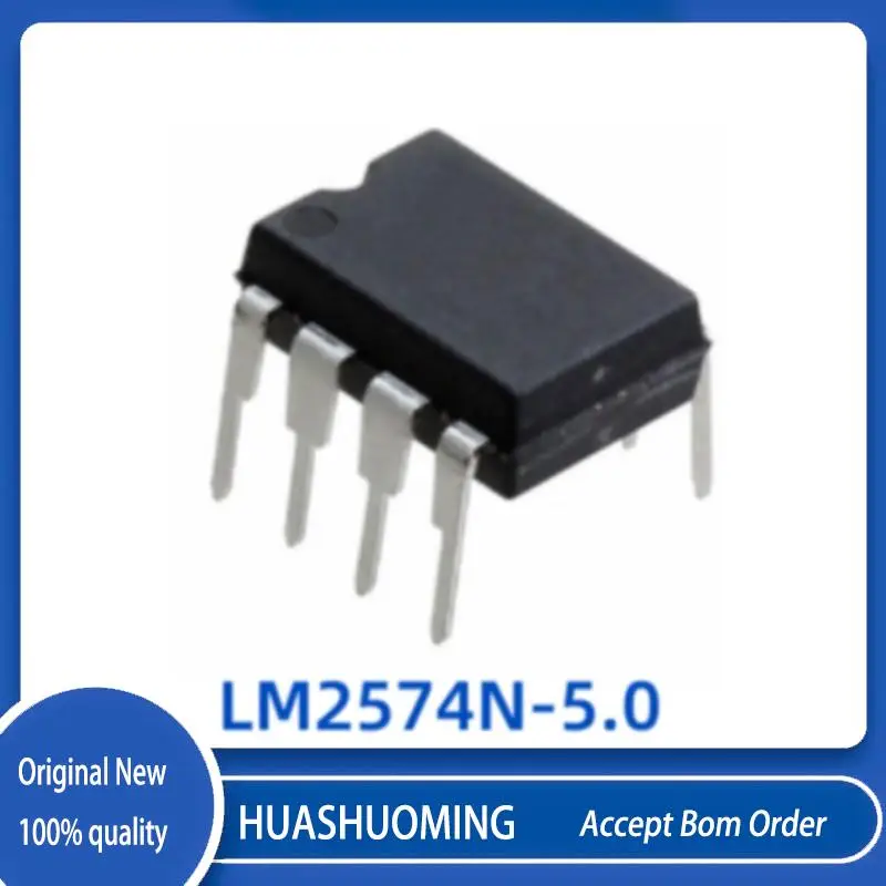 

10Pcs/Lot LM2574N-5.0 LM2574N-5 LM2574N DIP8