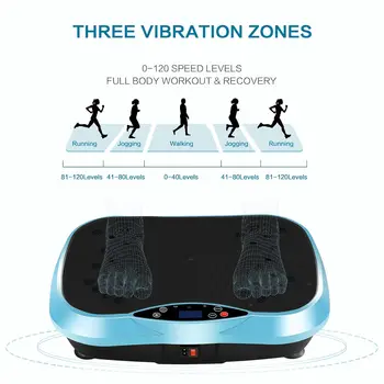 Vibration Slimming Plate Exercise Machine Whole Body Fitness Vibration Platform Home Training Equipment for Recovery & Wellness 2