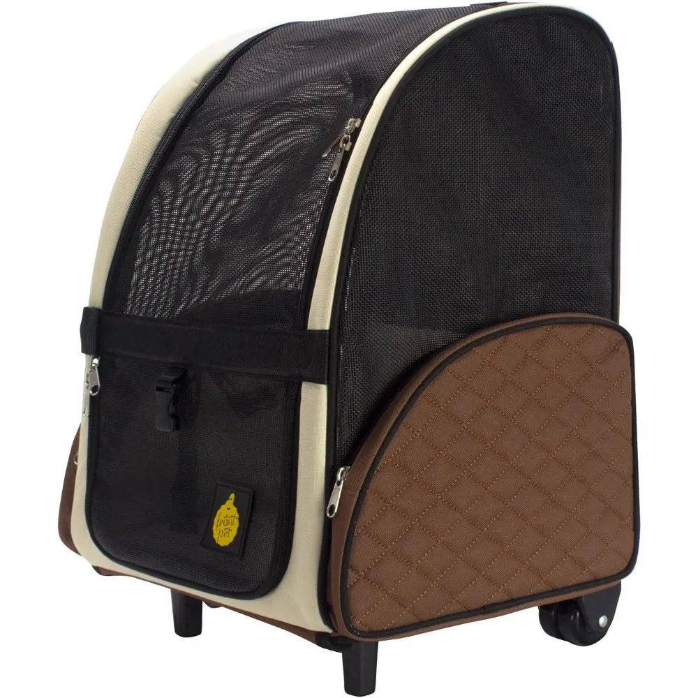 Airline Approved Rolling Pet Carrier with Wheels 2