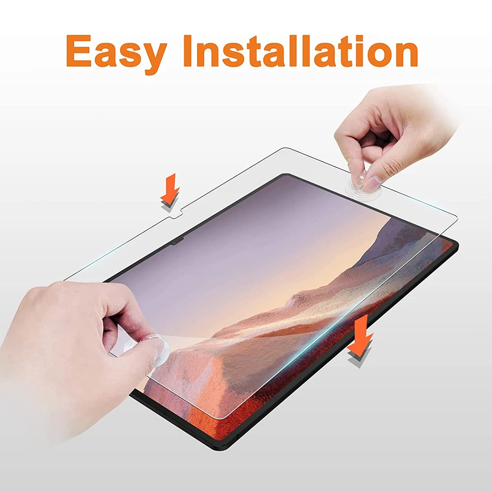 2 Pieces Free Bubble Scratch Proof Clear Tempered Glass Screen Protector For Lenovo Tab Extreme 2023 14.5 Inches Protective Film