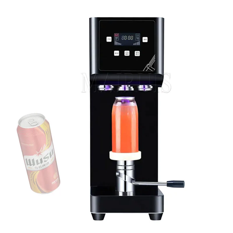 

2023 полностью автоматическая интеллектуальная машина для герметизации банок, неротационные пластиковые стаканы для ПЭТ-бумаги, жестяные банки, пивные банки, Seamer