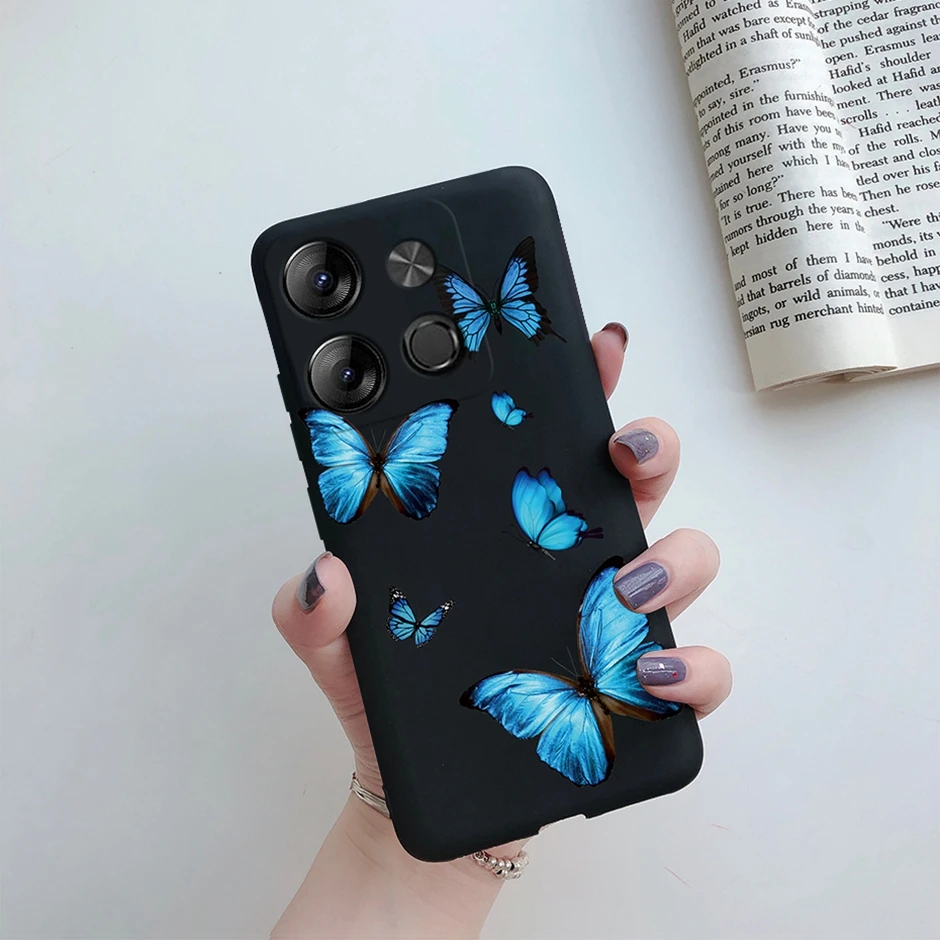 Tecno POP Silicone Daisy Shockproof Phone Cover