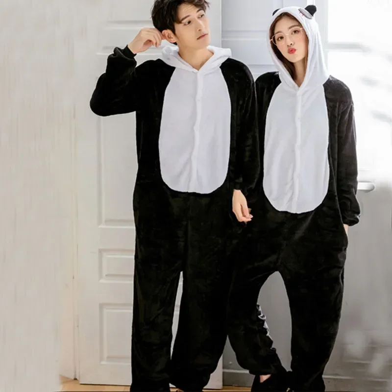 Kids Pajamas Adult Pajamas Cute Cartoon Rabbit Onesies Kigurumi Pajamas Adults Cosplay Jumpsuit Woman Pyjamas Flannel Pijamas Winter Overalls Kids