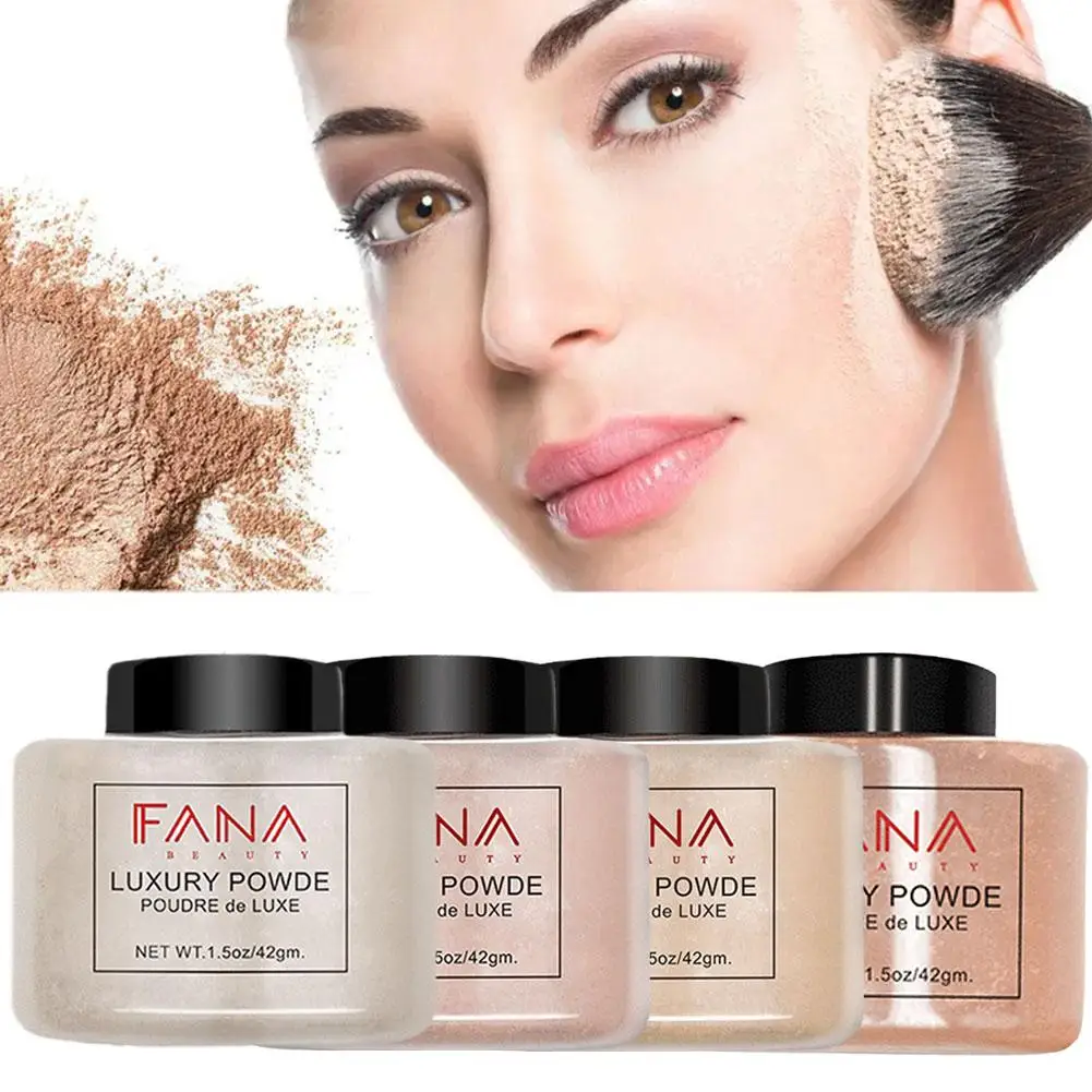 

Banana Powder Smooth Loose Oil Control Face Powder Mineral Concealer Powder Loose Makeup Highlighter Powder Makeup M3C3