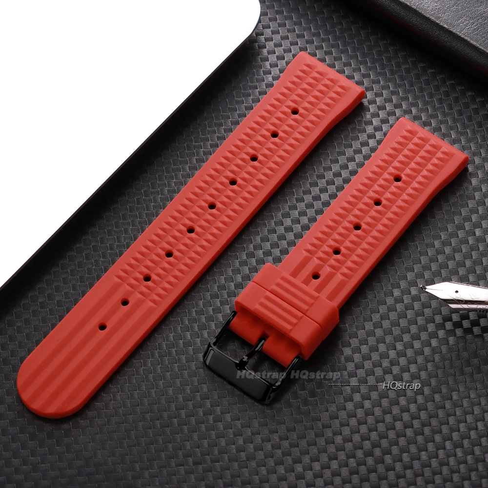 Deluxe Silicone Waterproof Watchband Replacement Strap