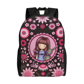 S-Santoro G-Gorjuss Backpack Teenage High School Hiking Travel Daypack Doll Cartoon College Shoulder Bag with Pocket 1