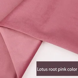 Velvet Fabric - 14 Vibrant Colors for DIY Sewing, Home Textiles, and Decor (Lotus Root Pink)