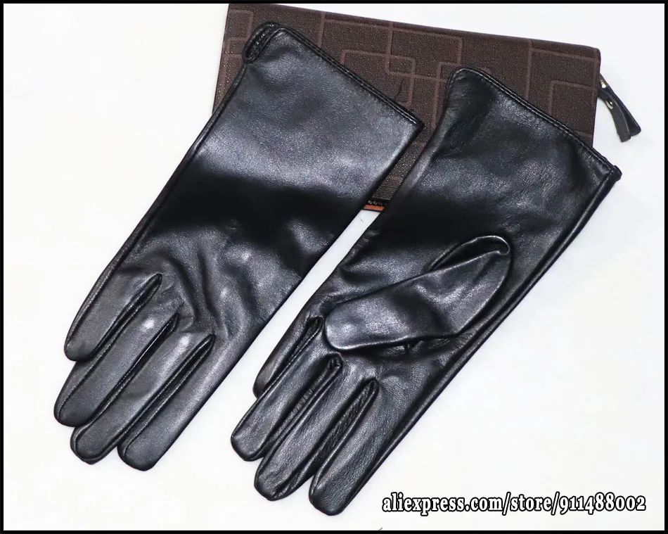 Leather gloves for men and women sheepskin single-layer unlined thin spring, autumn and winter riding and driving touch screen