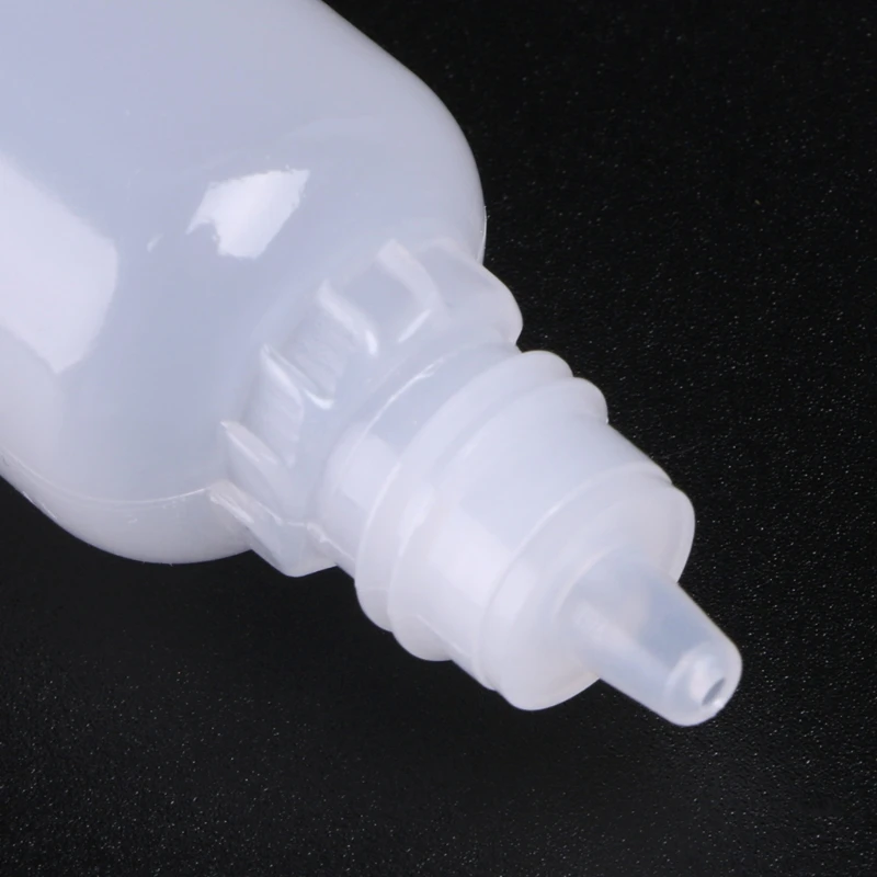 

RXJC 15ml Plastic Squeezable Eye Liquid Dropper Bottles with Childproof Cap Transparent Empty Eye Dropper Bottle