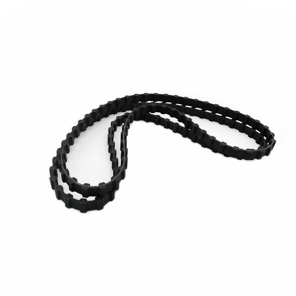 Double Sided Trapezoidal Tooth DH Type Perimeter=240DH~600DH Black Rubber Ring Synchronous Belt Width 10/25/30/38mm Pitch 12.7mm