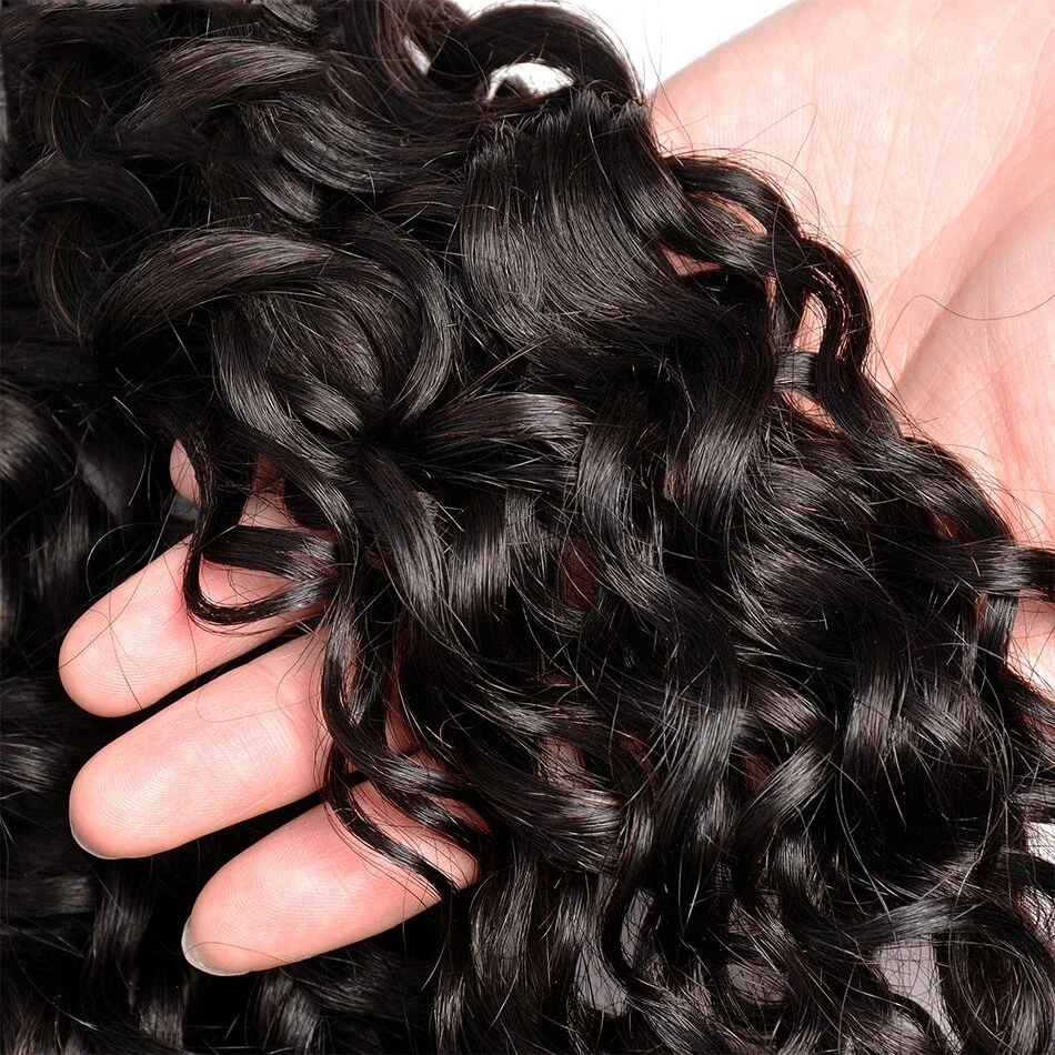Brazilian Virgin Human Hair 1 Pcs Water Wave Brazilian Hair Weave Bundles 8A Beauty Products Human Extensions