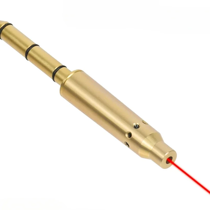 Tactical Laser Bore Sight Training 9mm 22LR .177 Bullet Boresighter Caliber 12GA 20GA .223 .308 5.45x39 9x19mm Sight Snap Caps Laser Bore Sight Snap Caps