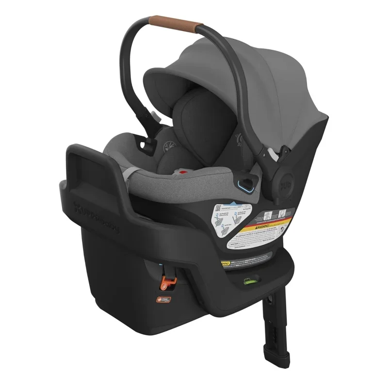 UPPAbaby Aria Lightweight Infant Car Seat/Just Under 6 lbs for Easy Portability/Base with Load Leg Infant Insert Included/Dire