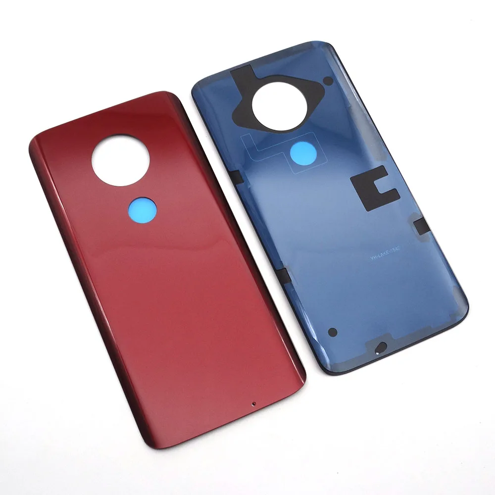 Enhanced Back Glass Battery Cover Rear Door Housing Panel for Motorola Moto G7 Plus