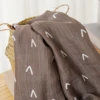 Kangobaby #My Soft Life# 2024 New Bamboo Cotton Baby Muslin Swaddle Blanket Newborn Bath Towel Infant Wrap 3