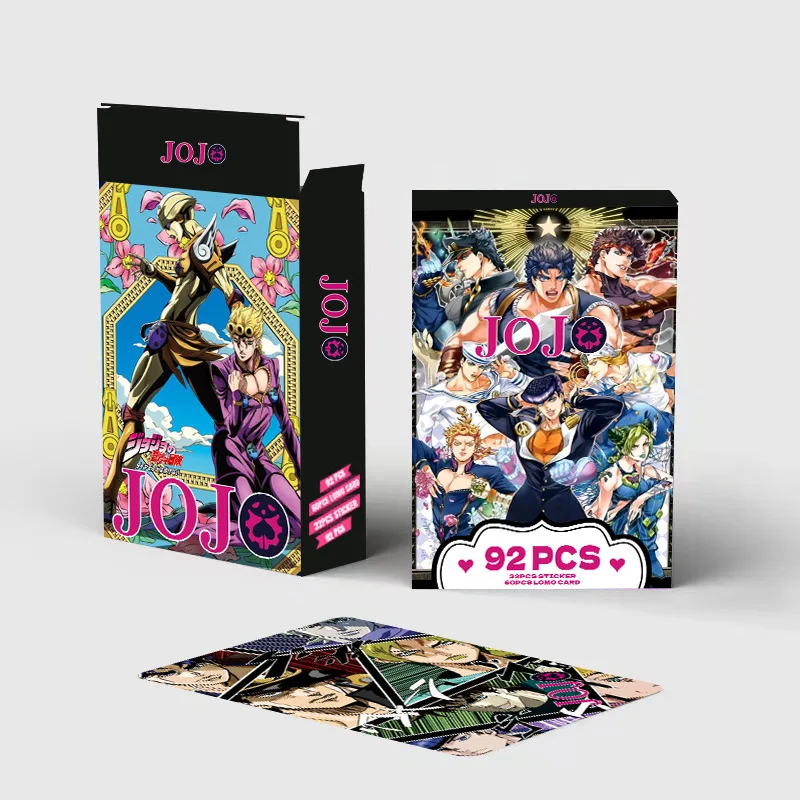 NEW 92 PCS Anime JoJo's Bizarre Adventure Lomo Card Double-sided