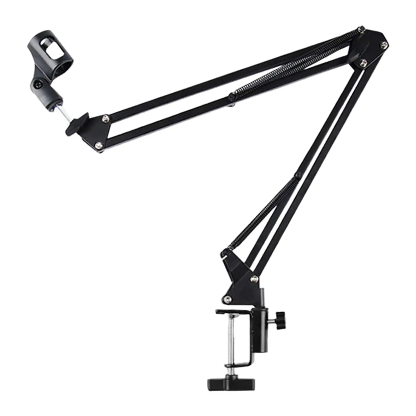 Heavy Duty Microphone Arm Stand Steel Mic Mount for Podcasting Radio