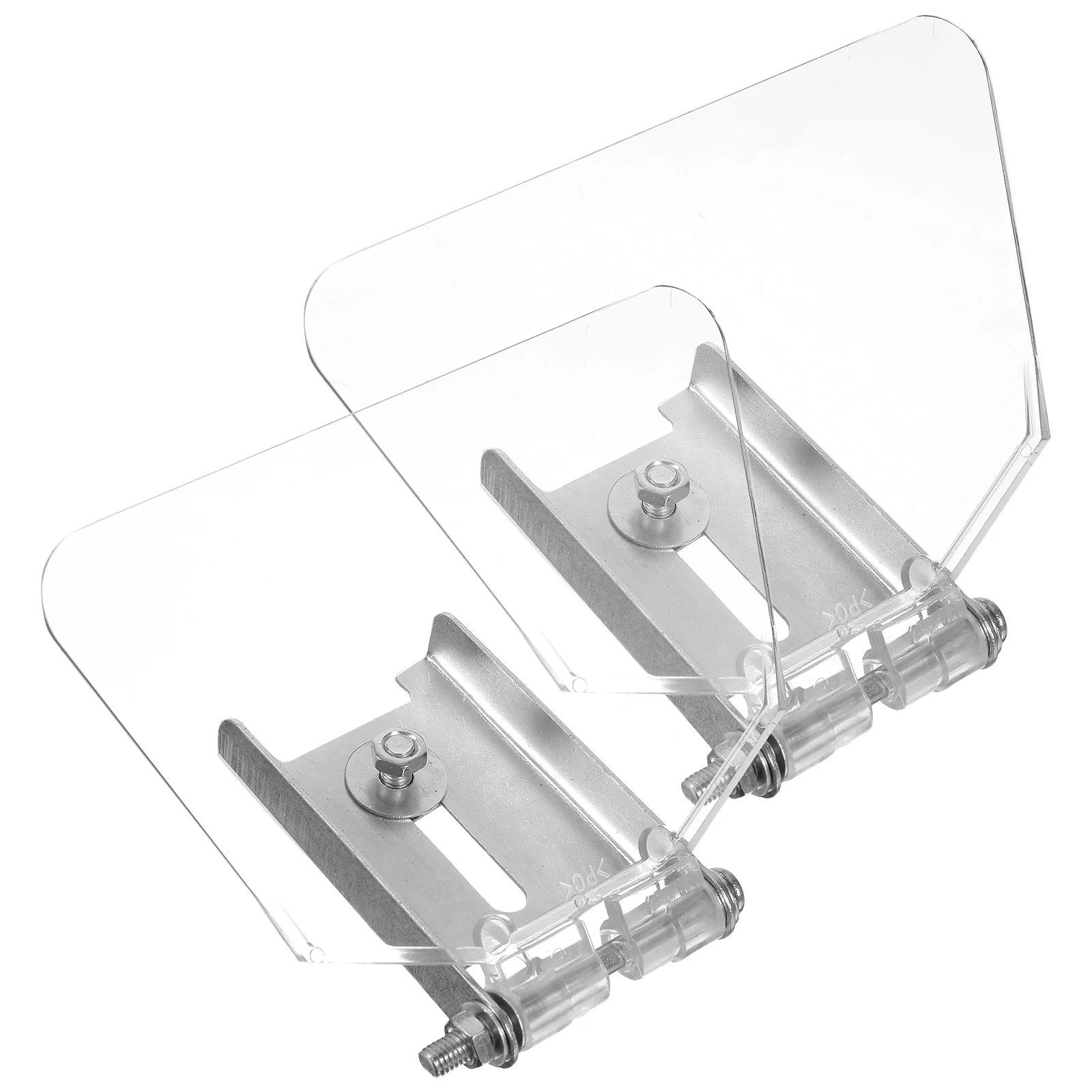 

2 Pcs Bracelet Holder Clear Glasses Grinder Guard Bench Shield Eye Mini Workbench Kit Assembly