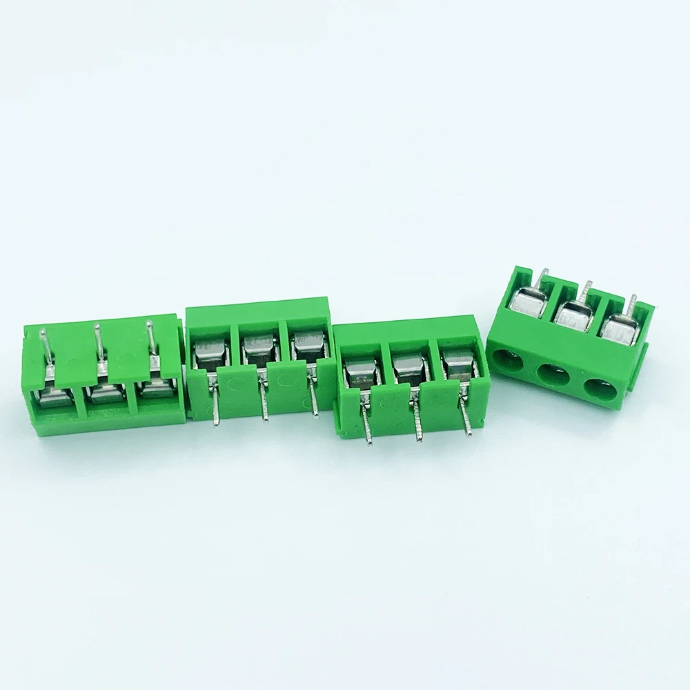 10 Stücke KF301 2/3/4/5Pin Spleißbare Plug-in Schraube Draht Terminal Block KF301-2P KF301-3/4P Pitch 5,0mm Gerade PCB Mount Stecker – Detail 5