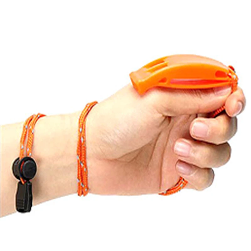 Outdoor Survival Whistle Multifunction Camping Hiking Rescue Emergency Whistle Football Basketball Match Loud 1PCS