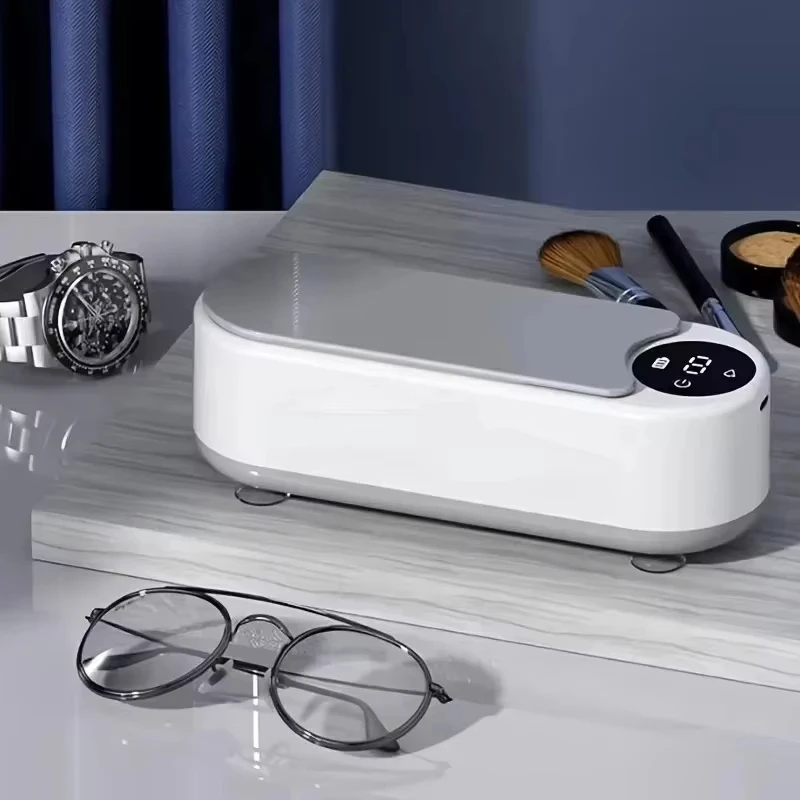 Portable Household Cleaning Machine, 450ml Clean Pod Ultrasonic Cleaner, Jewelry Cleaner Machine for Ring, Glasses, Makeup Brush 2