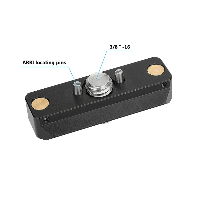 HDRIG Camera Quick Release NATO Safety Rail 50mm/70mm/100mm with 3/8"-16 ARRI Anti-Twist Screw for ARRI Holes /NATO Handle /Cage