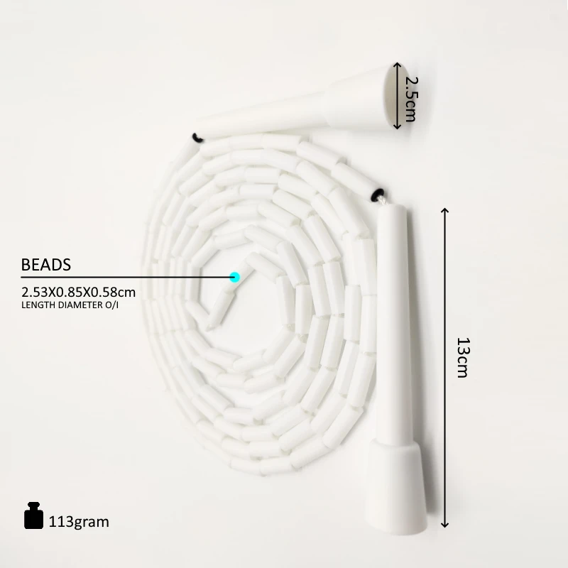 Premium Quality Jump Rope with Hard Beads & Anti-Cold TPU Coating - Ideal for Fitness & Endurance Training
