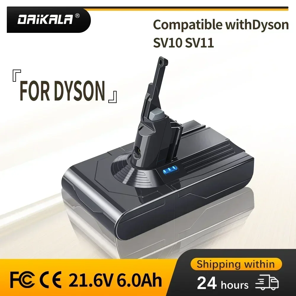 

Original Dyson V7 Battery 21.6V 6800mAh Li-lon Rechargeable Battery for Dyson V7 Battery Animal Pro Vacuum Cleaner Replacement