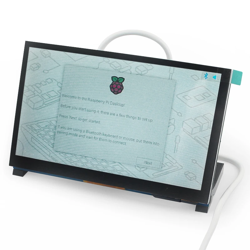 Dsi Touch Screen para Raspberry pi Monitor Padrão Ips Display Rpi 3b 3b 800x480 Lcd Mipi Csi Cabo Rpi Pi5 7 - Imagem 2