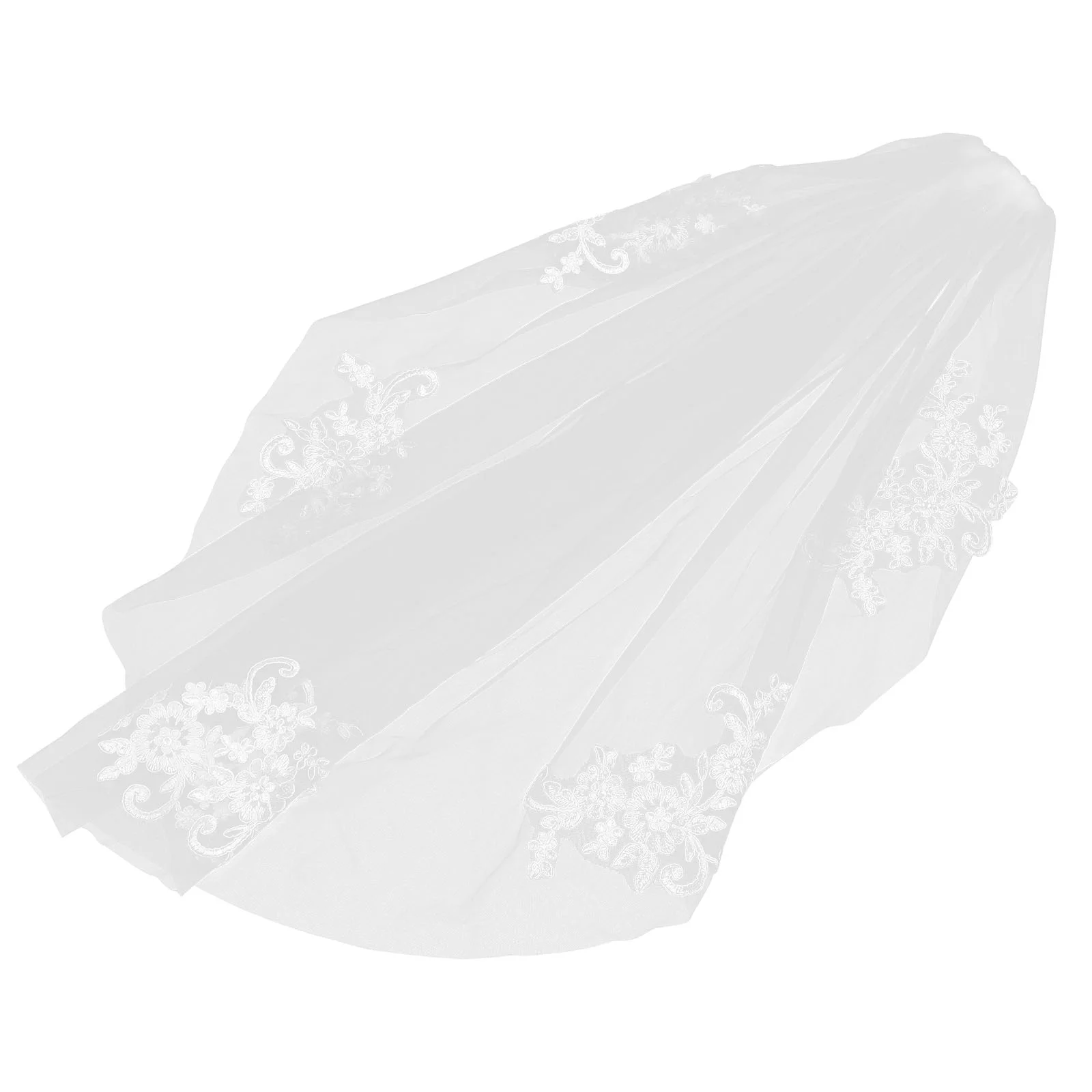 

Wedding Bride Veil Bridal Mesh Veils Wedding Flower Hair Clip Floral Headpiece Bride Bow Hairpin Dress Headdress Headwear for