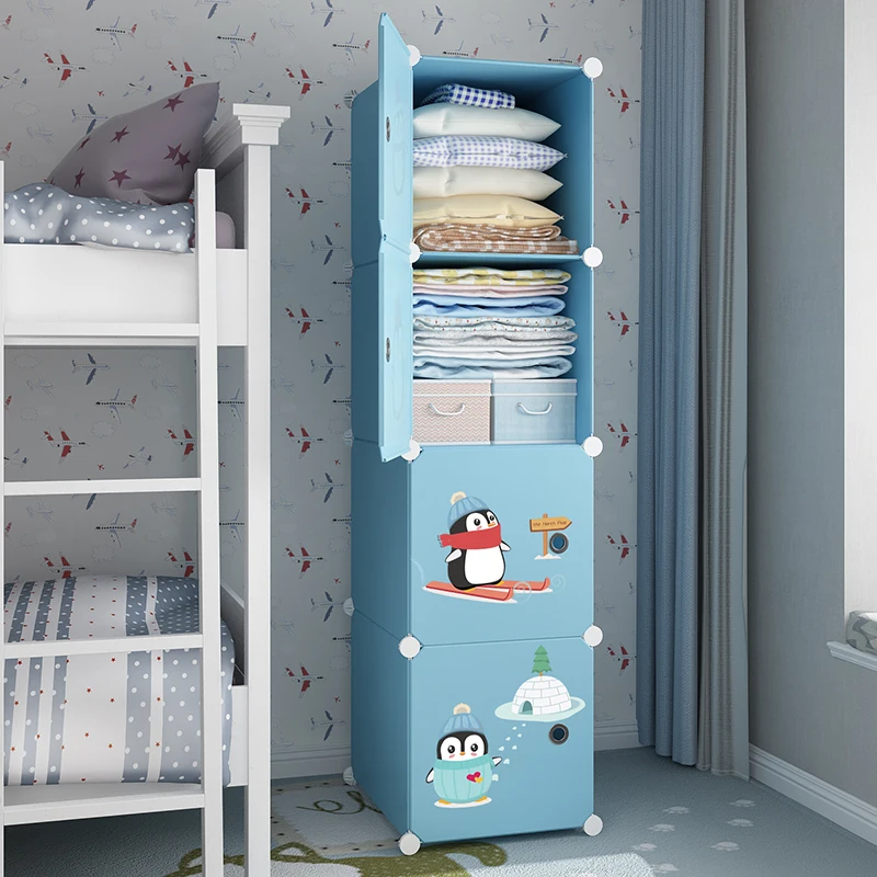 Organizer Baby Cabinets Wardrobe Children's Room Storage Cabinet Cabinets Girl's Drawer Closet Puerta Corredera Baby Furniture