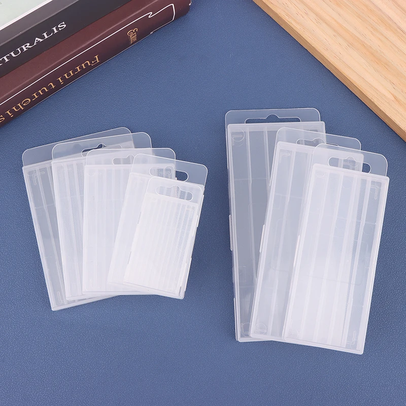 Empty Box Storage Case for Plastic Twist Drill and Tool Accessories; Transparent 5/10 Hole Toolbox for Woodworking Drill Bit