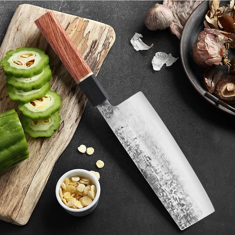 Forged Chef Santoku Knives Set 1-4pc Boning Peeling Salmon Knife Cleaver Fish Fillet Sushi Slice BBQ Knives kitchen knife meat cleaver