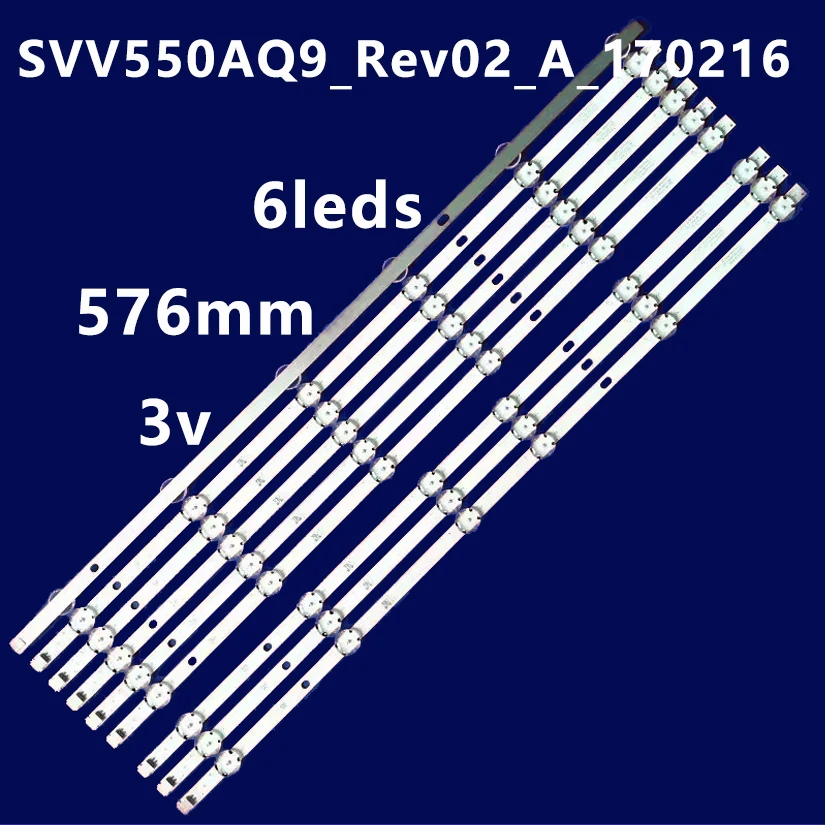 Bande LED Pour Téléviseur Panasonic TH-55LFE8E – Réf. LB55052 V0_00 – Ouvert Jamais Utilisé