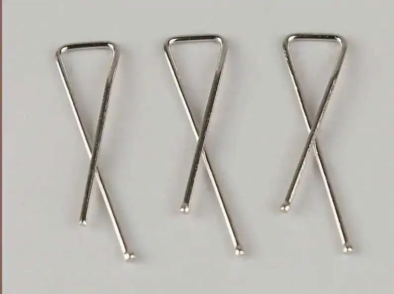 100pcs Stainless Steel Shirt Clips, metal X clip garment clothes socks trousers dress skirt pants packaging peg paper binder