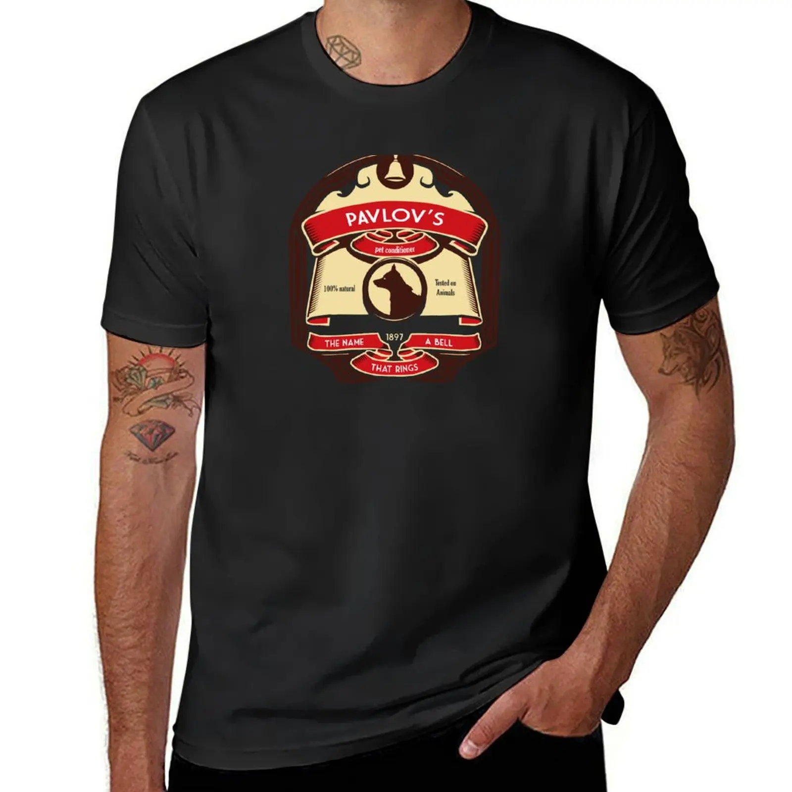 

Pavlov's Conditioner T-shirt quick drying oversizeds sublime vintage clothes plain black t shirts men