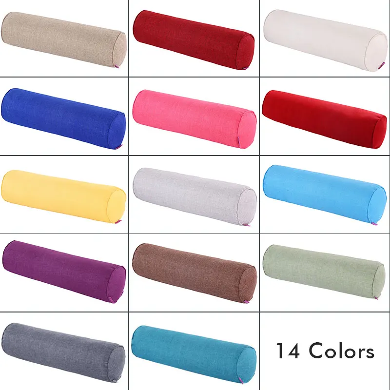 Cotton Linen Cylindrical Pillow Case Image 19