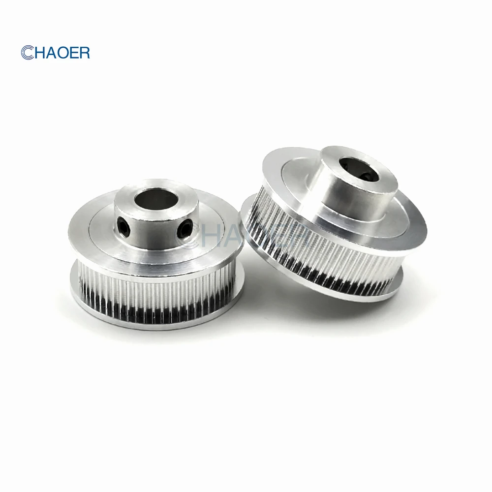 2GT 60 Teeth Timing Pulley Bore 5/6/6.35/8/10/12/14/15mm For GT2 Open Belt Width 6/9/10/15mm 60T Gears 60Teeth Synchronous Wheel
