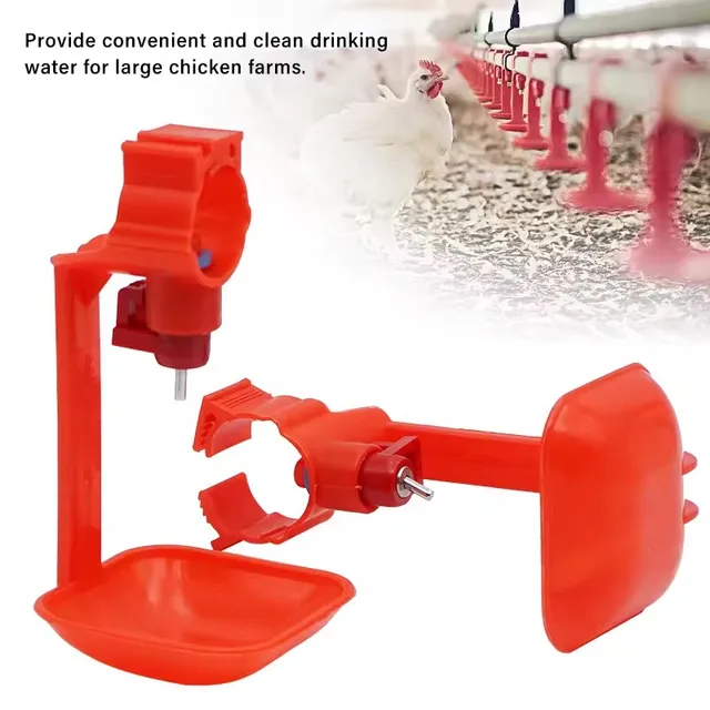 50PCS Chicken Automatic Drinking Cup Plastic Nipple Hanging Cup Drinking Bowl Water Supply Poultry Quail Chick Drinking Tool 2
