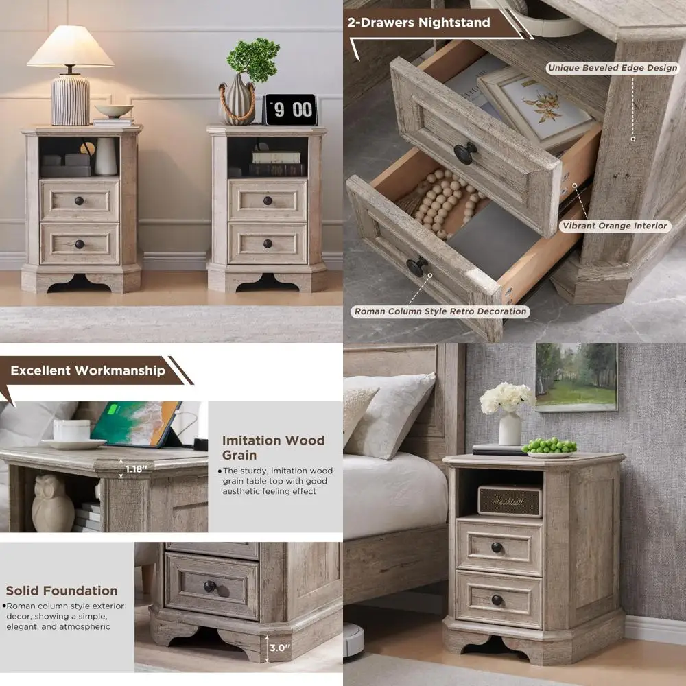 Farmhouse-Style Nightstands 1