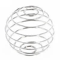 2 Size Fitness Shaker Stirring Ball / Mixing Mixer Ball Shake The Protein Powder / Stainless Steel Whisk Blender Spring Ball 1