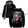 Terrifier 3 Horror Movie Cosplay Merch Jacket Parkas Women Men Zipper Hoodies Long Sleeve Halloween Christmas Winter Coat 2
