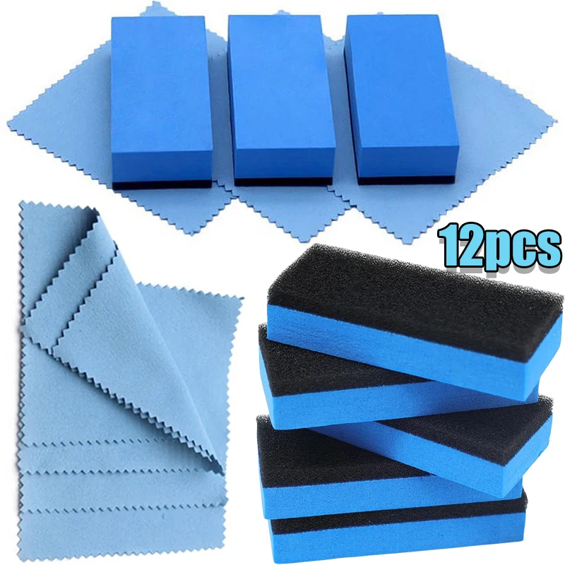 Car Ceramic Coating Sponges With Cloth Applicator Glass Nano Wax Coat Polishing Eraser Pads Auto Detailing Car Cleaning Tools Car Ceramic Coating Sponges With Cloth Applicator Glass Nano Wax Coat Polishing Eraser Pads Auto Detailing Car Cleaning Tools