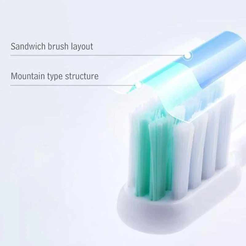 Original DR.BEI C1 Electric Toothbrush Replancement Brush Heads Sensitive Cleanning Sonic Tooth Brush Head Bristle Nozzles 2