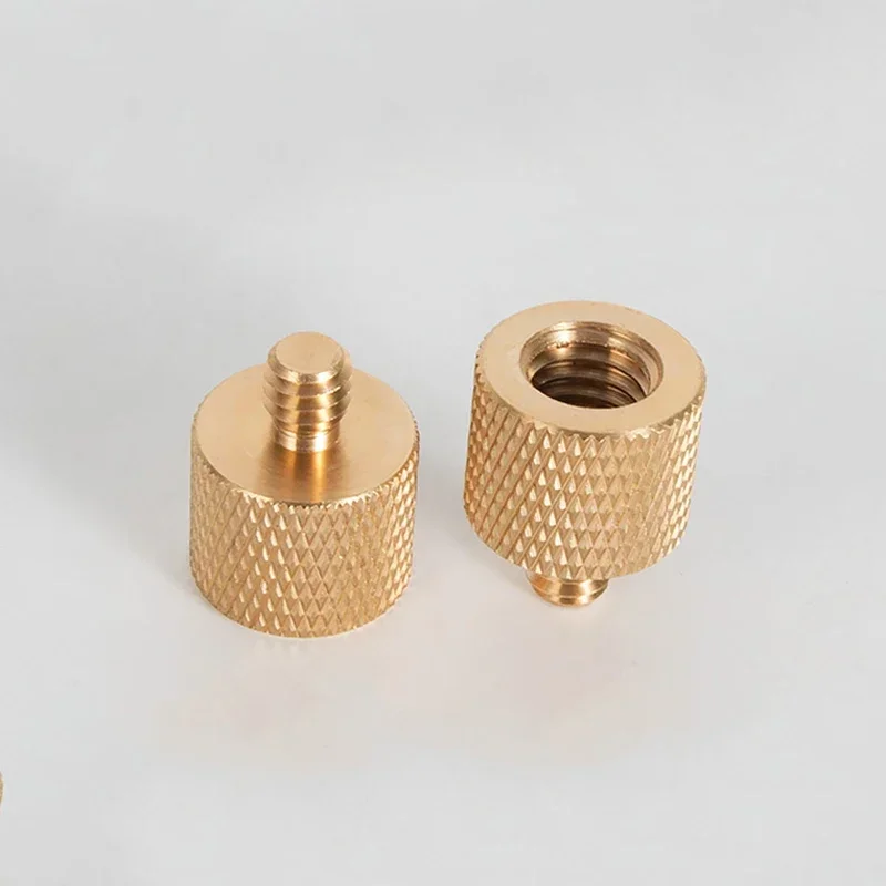 1/4  3/8 나사 마운트 어댑터 1/4 또는 3/8 D 링 나사 및 링리스 나사 카메라 플래시 삼각대 라이트 스탠드용 나사 마운트