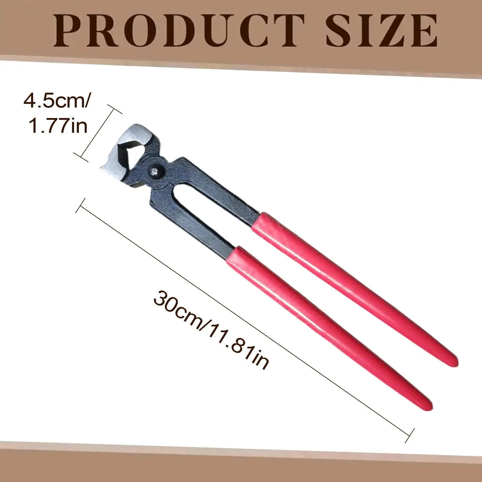 Hoof Nippers Farrier Repair Pliers Tool Farrier Nipper Horseshoe Repair Clippers Trimmers Piler For Animal Horse Hooves Cow