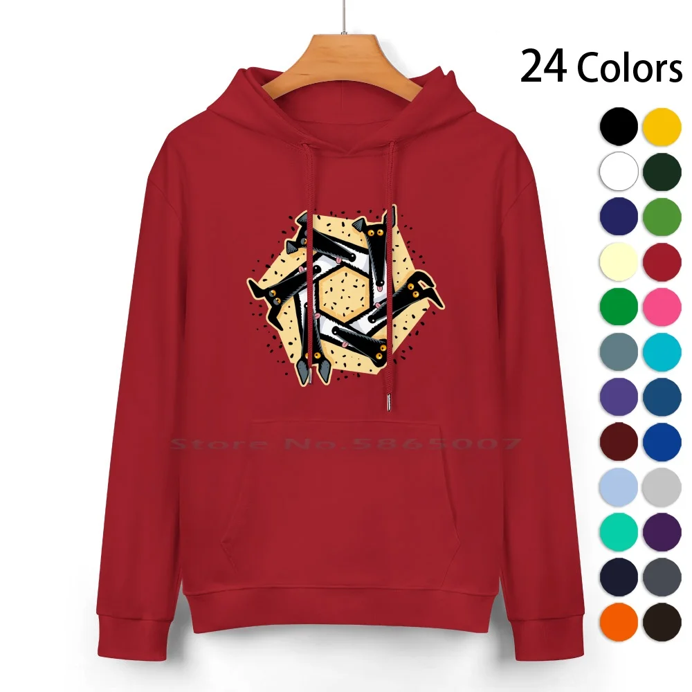 

Derpagon Pure Cotton Hoodie Sweater 24 Colors Dogs Greyhounds Whippets Animals Pattern Lurchers Richskipworth Rich Skipworth