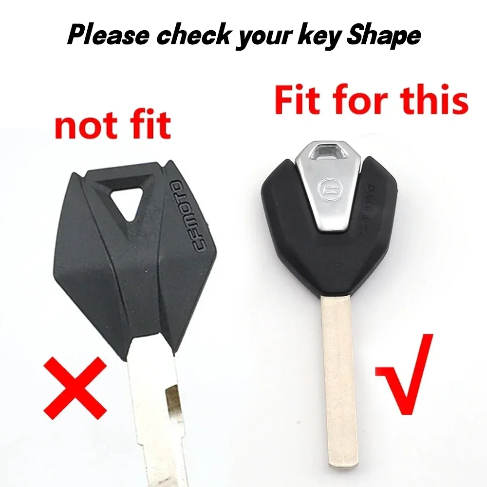 CNC Aluminum Motorcycle Key Cover and Keychain - Premium Modified Design